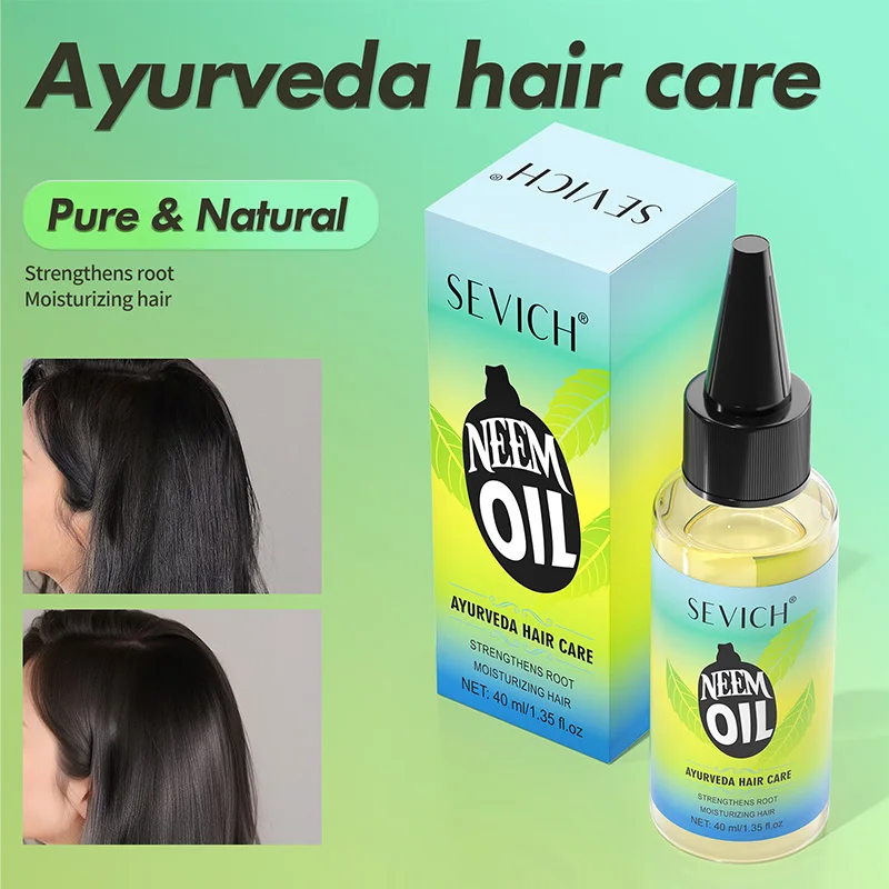 Neem Oil Private Label Natural Olive Argan Oil Organic Hair Growth Essential Oil Product For Men&Women