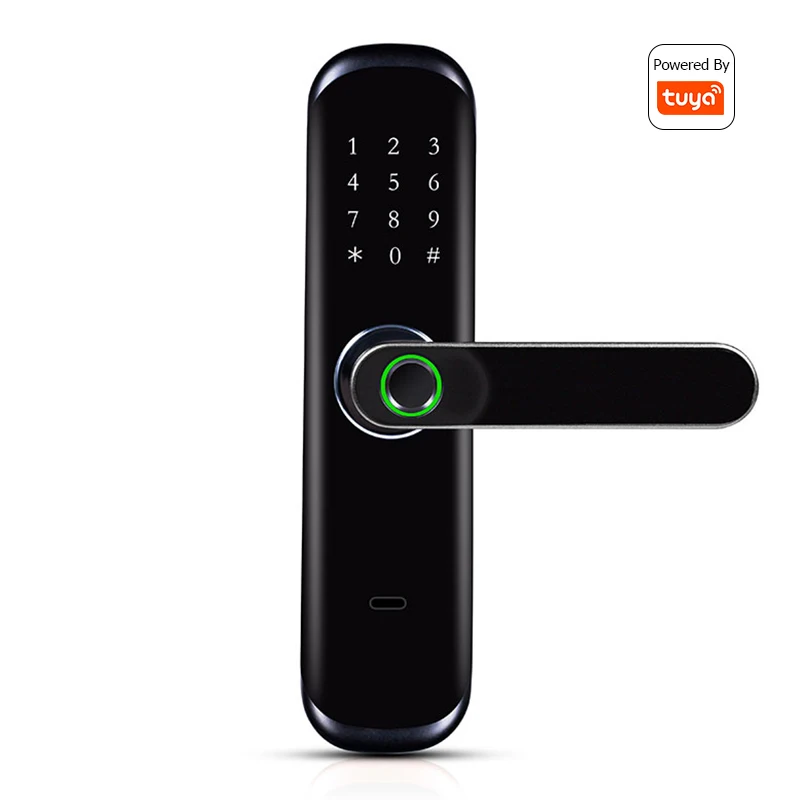 
tuya smart door lock alexa google combination door lock pin safety_lock 