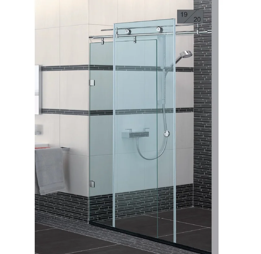 Bath Glass Sliding Shower Cabin Cubicle Door Bathroom Complete Enclosed Shower Room