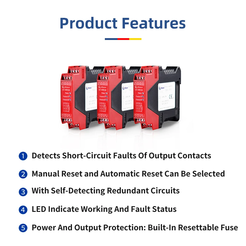 China Factory Directly Sales 24vdc Safety Relay