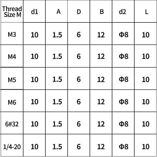 Colorful Aluminum Thumb Nut Flange Nut Step Flat Knurled Thumb Nut M3 M4 M5
