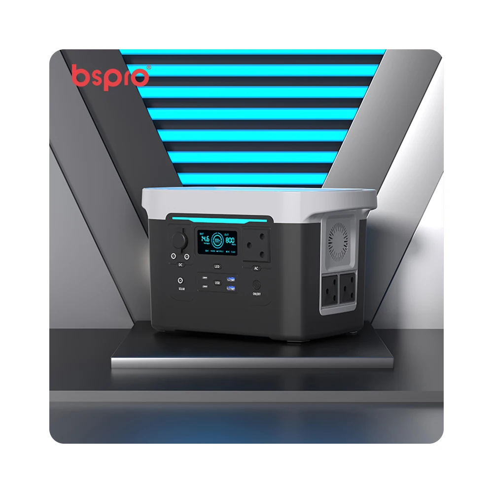 Bspro 220V домашнее внутреннее электроснабжение 500 Вт переменного тока 5 В постоянного светодиодное освещение солнечная энергетическая система