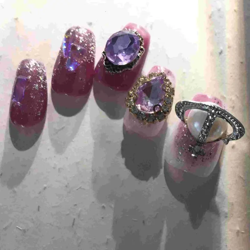 New arrival Artificial Nails Short With Glue Pure Gel Nail Press On Btartbox Handmade Press On Nails