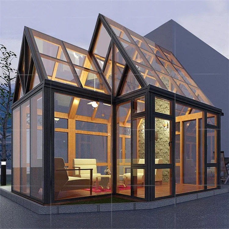 Ikealuminum 2024 Solar Sunroom Sunrooms Glass Houses Prefabricated Balcony Sunroom