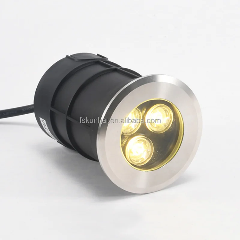 Modern Outdoor Square Recessed Foot Led Stair Step Wall Light LED Buried Lamp KH-BF-32
