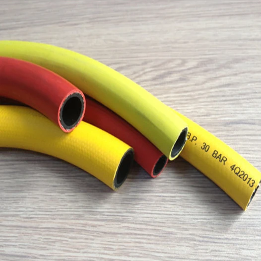 Oil Resistant Flexible Braided Fabric Rubber Hose Air Water Hose