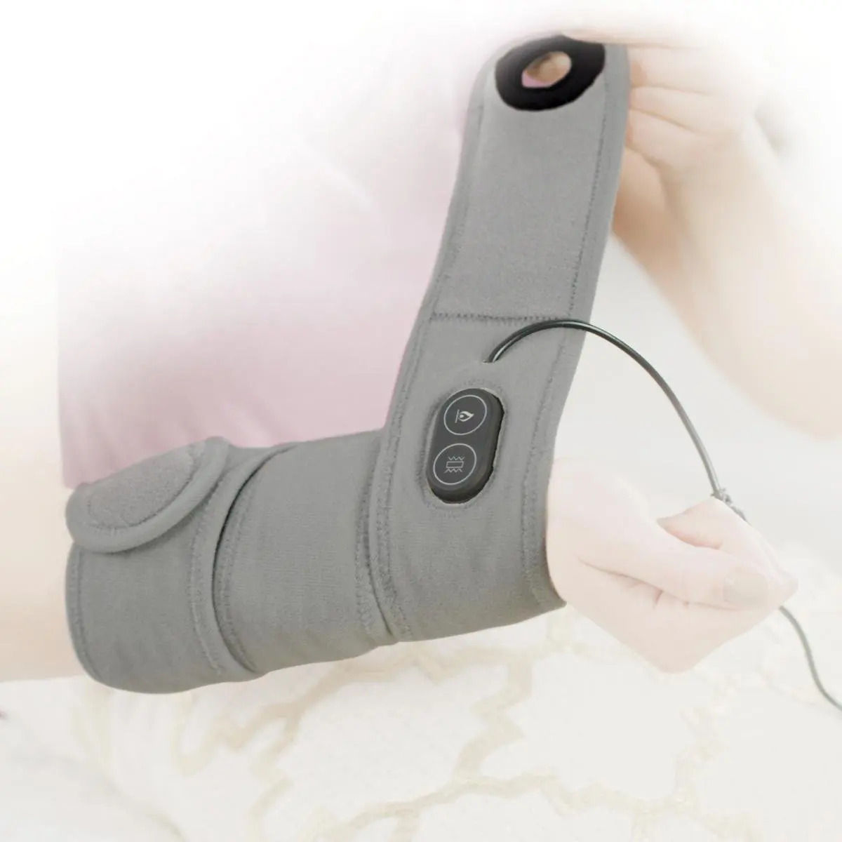 Kingworth Ultra Comfortable USB Electric Vibrations Heating Foot Leg Knee Wrap Massager