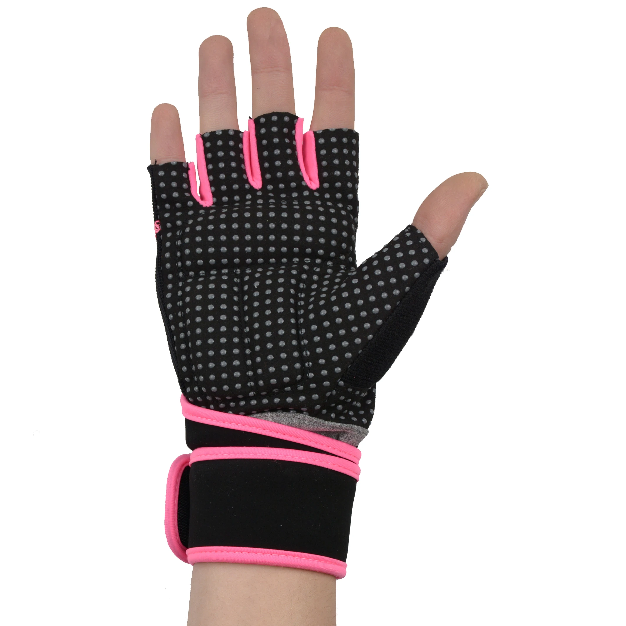 HANDLANDY, синтетическое силиконовое покрытие, перчатки для тренажерного зала с поддержкой запястья