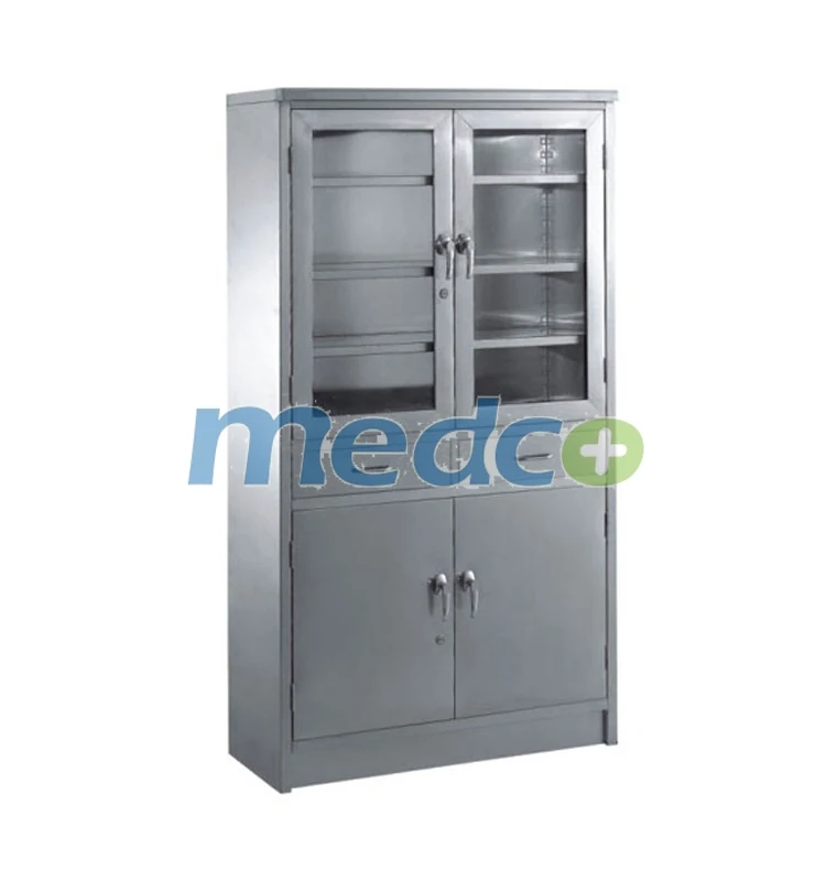 Hospital Furniture Stainless Steel Cupboard Medical Record Cabinet