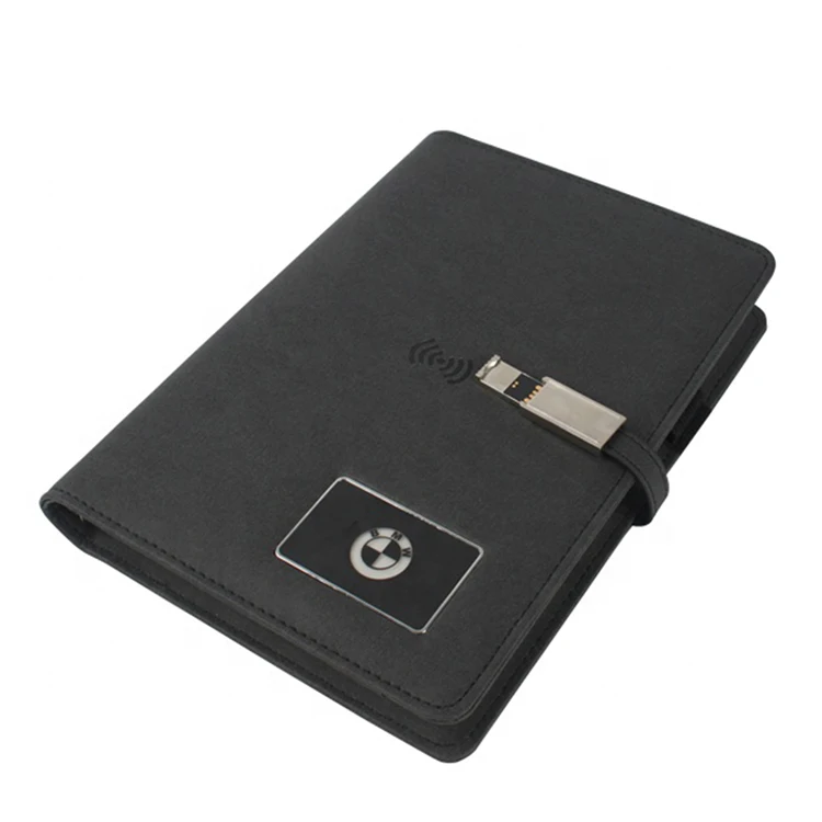 
2021 new idea items custom agenda organizer planner notepad personalized vip notebook with usb a5 promotion powerbank diary 