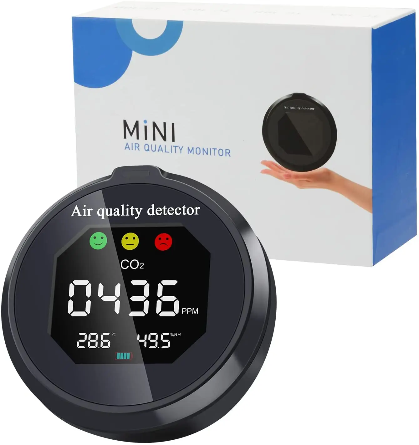 Портативный мини-измеритель Co2, уличный измеритель качества воздуха, поставщик