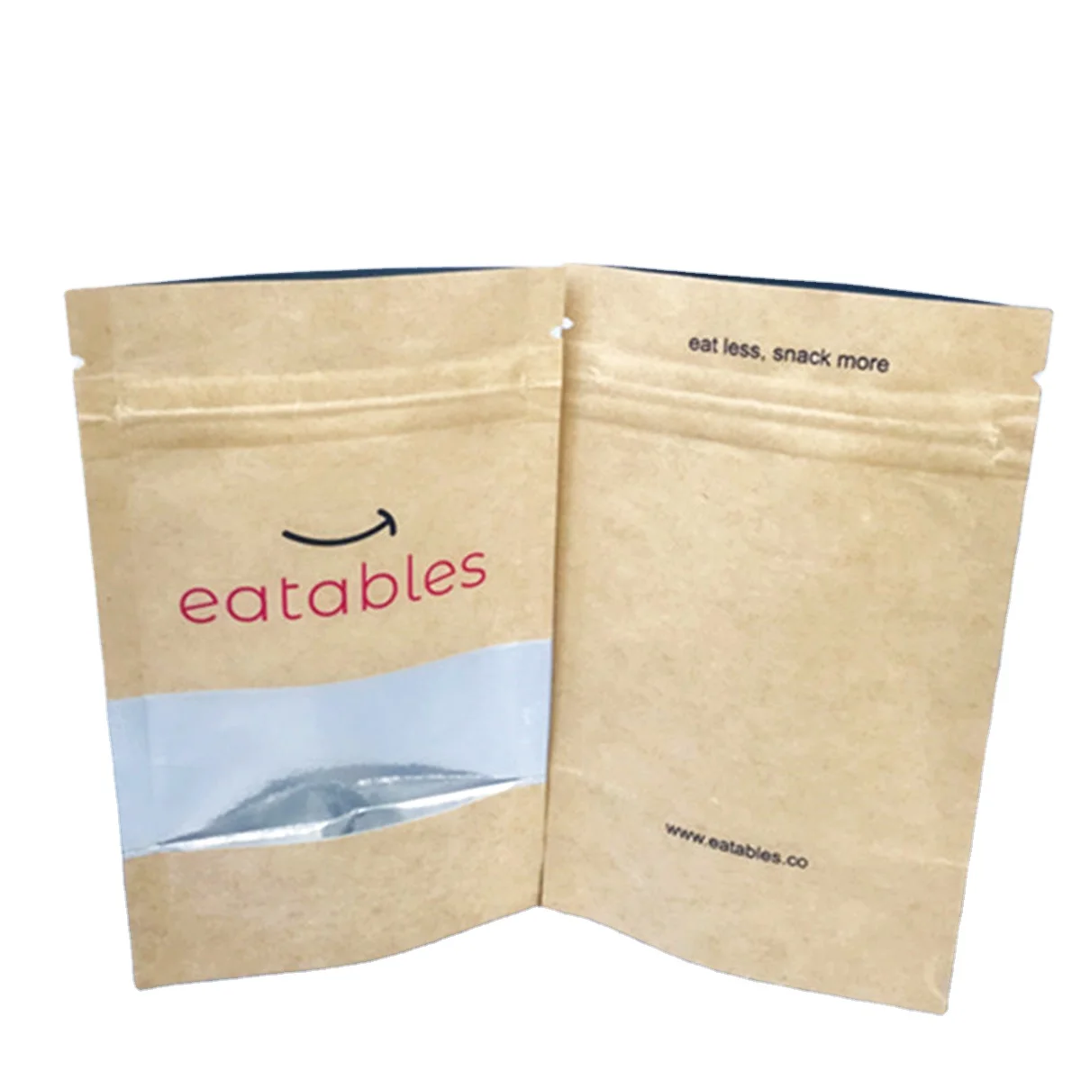 Заказной логотип Экологичная пластиковая упаковка стоячая молния ziplock PLA пригодный для вторичной переработки многоразовый биоразлагаемый мешок из