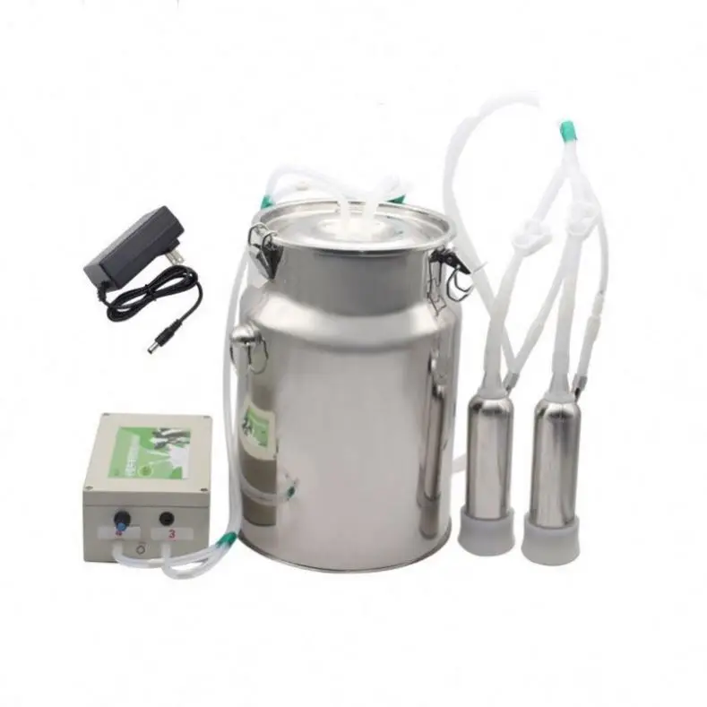 Household Portable Milking Machine With Pulse Goat Sheep Cow Stainless Steel 10L Milking Machine Price