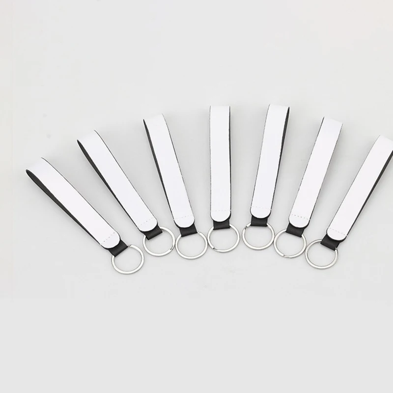 Sublimation Chapstick Holder Neoprene keychain blanks key chain wrist strap Holder