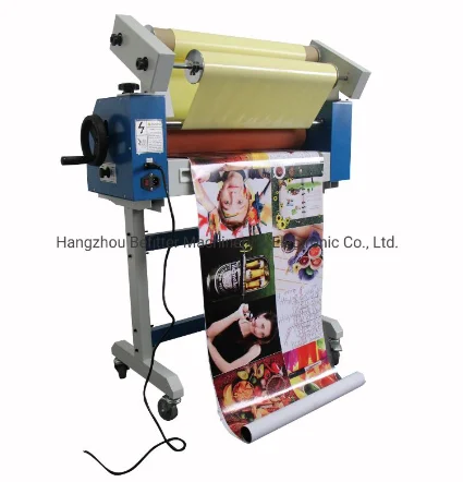 EC-1000 39 inches semi automatic factory supply paper cold press laminating roll laminator