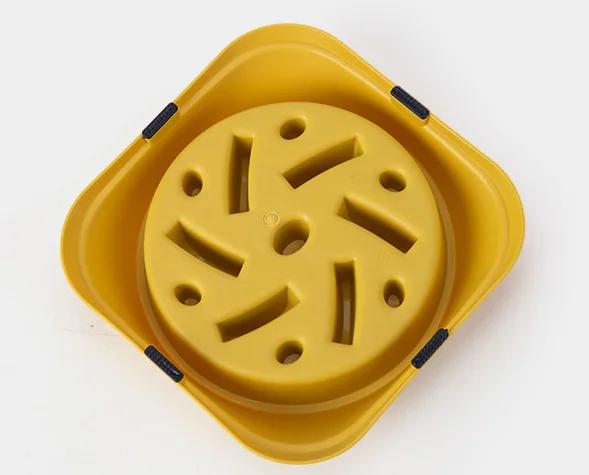 Горячая Распродажа кормушка для домашних животных с защитой от удушения Современная квадратная