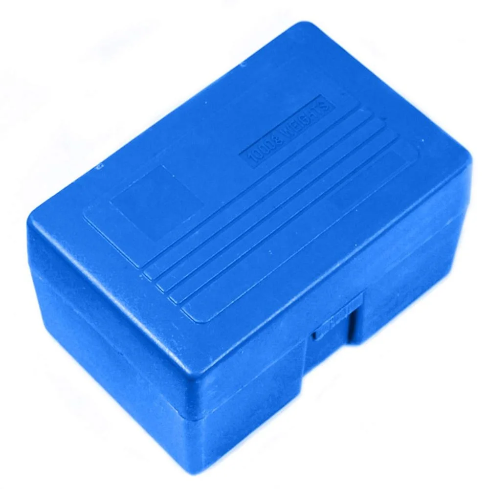 8 Pieces 1kg Steel Chrome Plated Calibration Weight Set Case Tweezers for Digital Jewellery Scale Science Lab