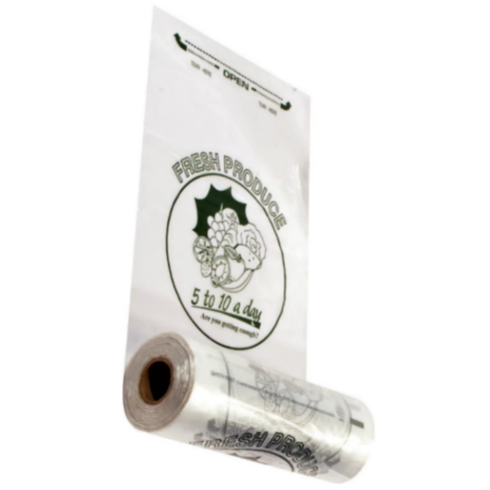 Wholesale disposable china plastic roll bag clear