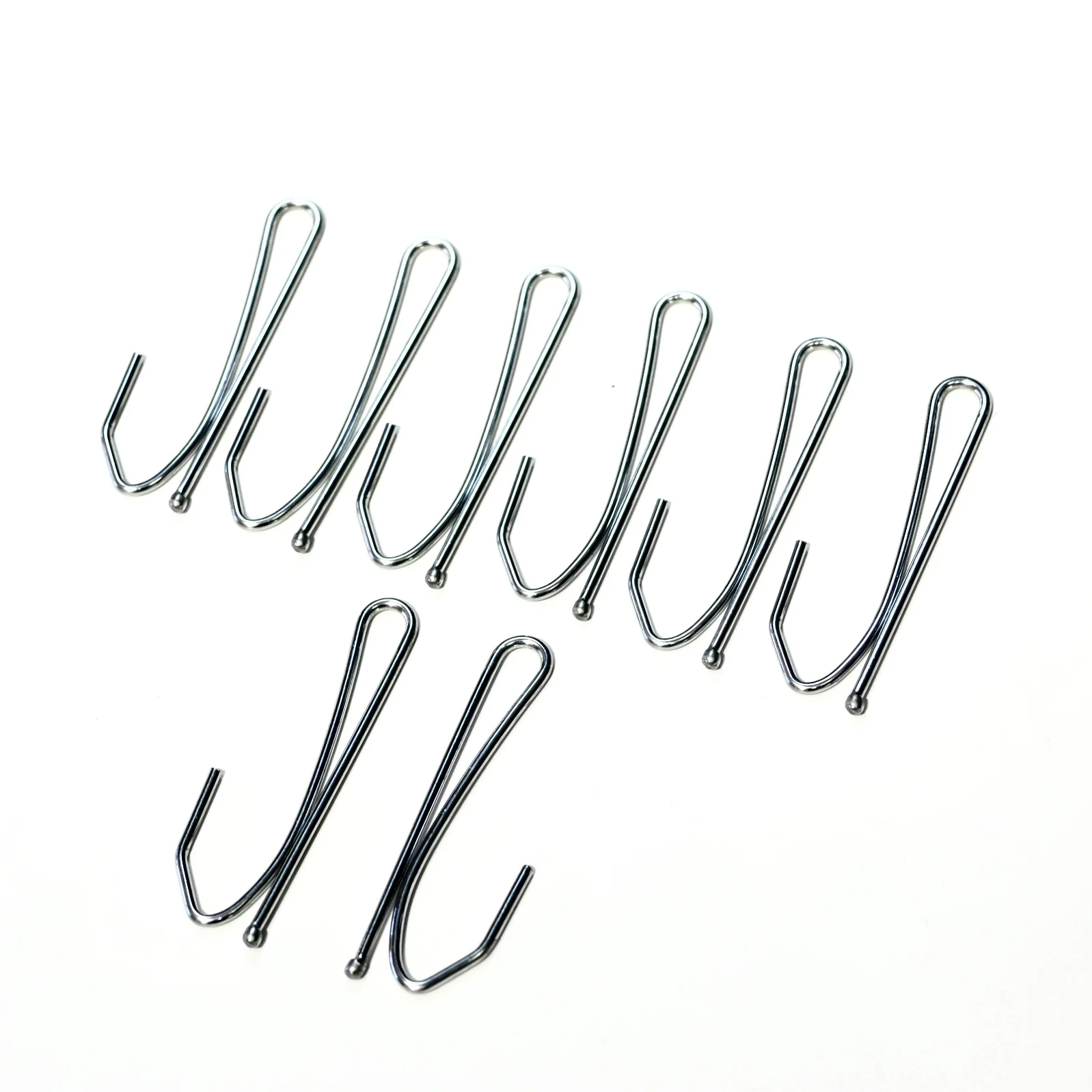 Rust-proof Pin-on S Hook Steel Self Unique Drapery hook Maker hospital curtain
