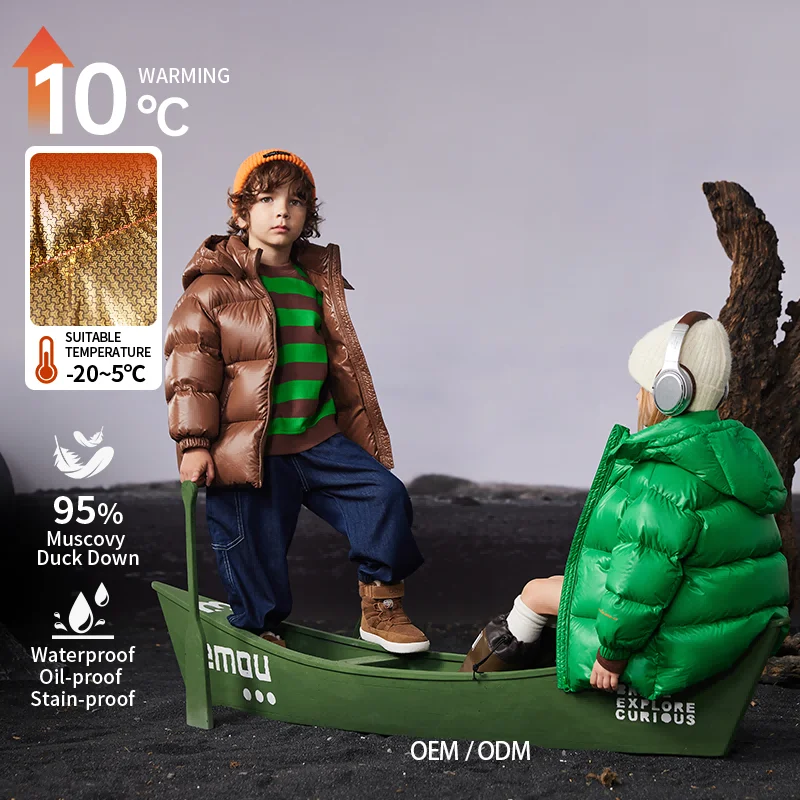 Family Matching Outfit Thick  winter clothes women men children down Jacket Girls Boys Adults down coat kids winter clothing