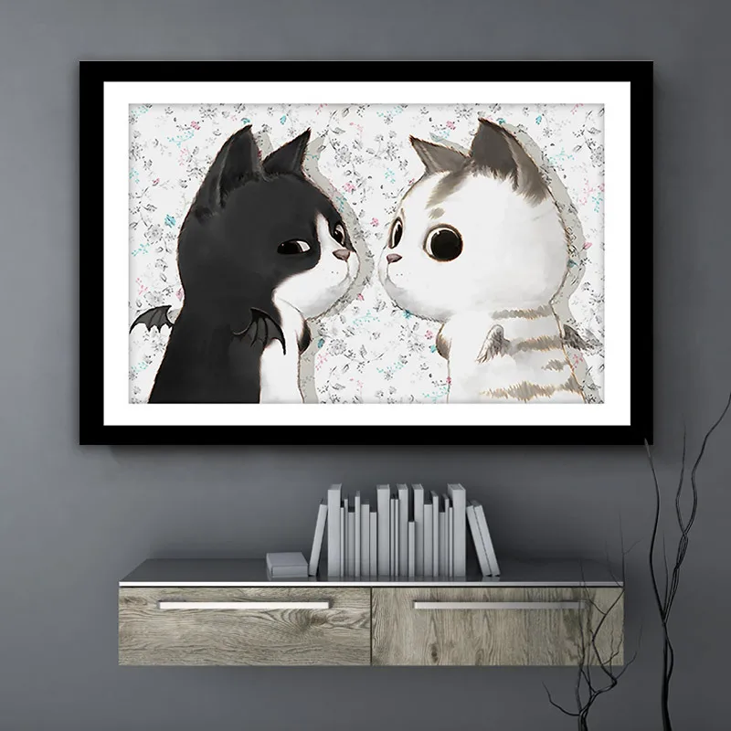 
Factory direct supply custom counted cross stitch kit trendy style wall hanging cross stitch 