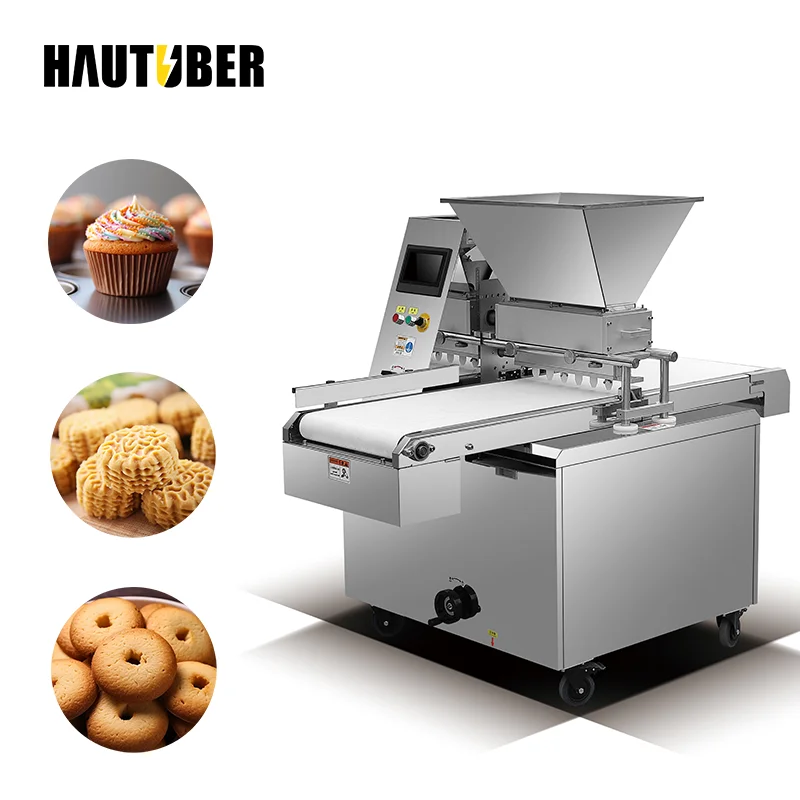 Chocolate Chips Small Bear Cake Batter Depositrice Di Cookie Dough Depositor Bakery Snack Machine