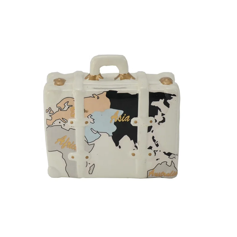 
Lovely Creative Cute suitcase coin bank 