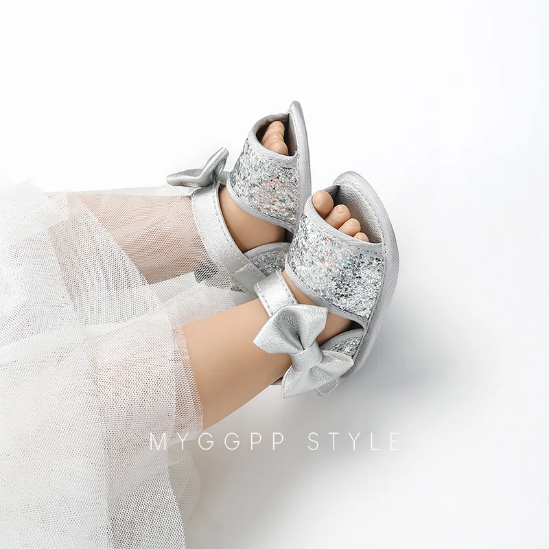 2020 summer bowknot cute toddler infant golden girls baby dress shoes kids sandals