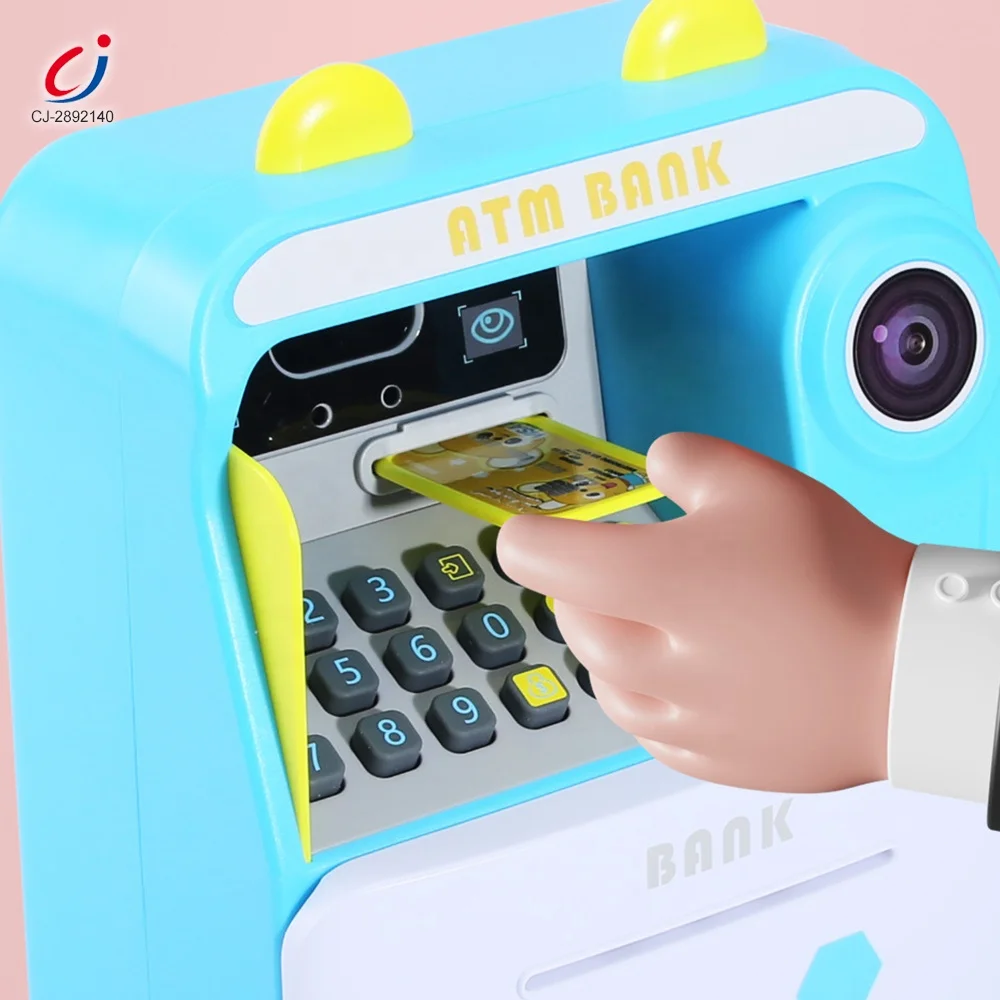 Chengji новая пластиковая Копилка для денег игрушка пароль банкомат устройство распознавания лица