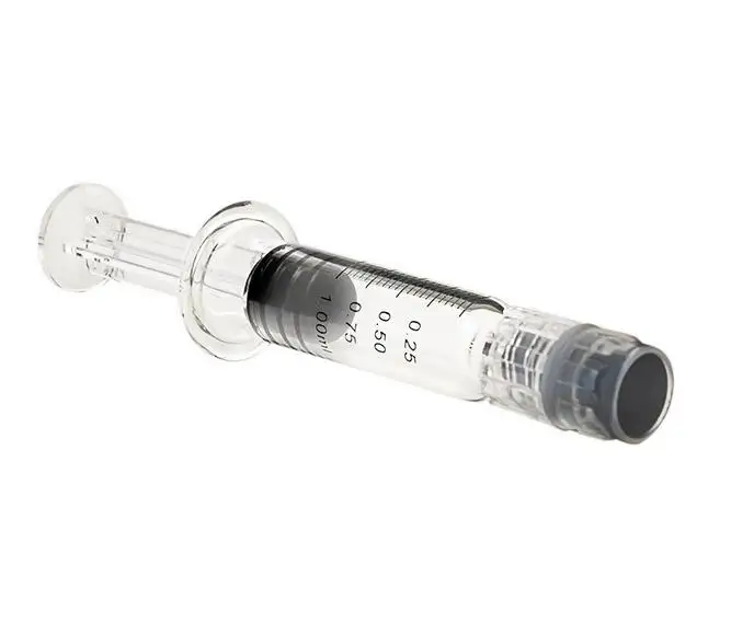 ORIENTMED 1ml/1.5ml/2ml/3ml/5ml Custom logo Luer Lock Prefilled Syringe High Borosilicate Glass Syringe