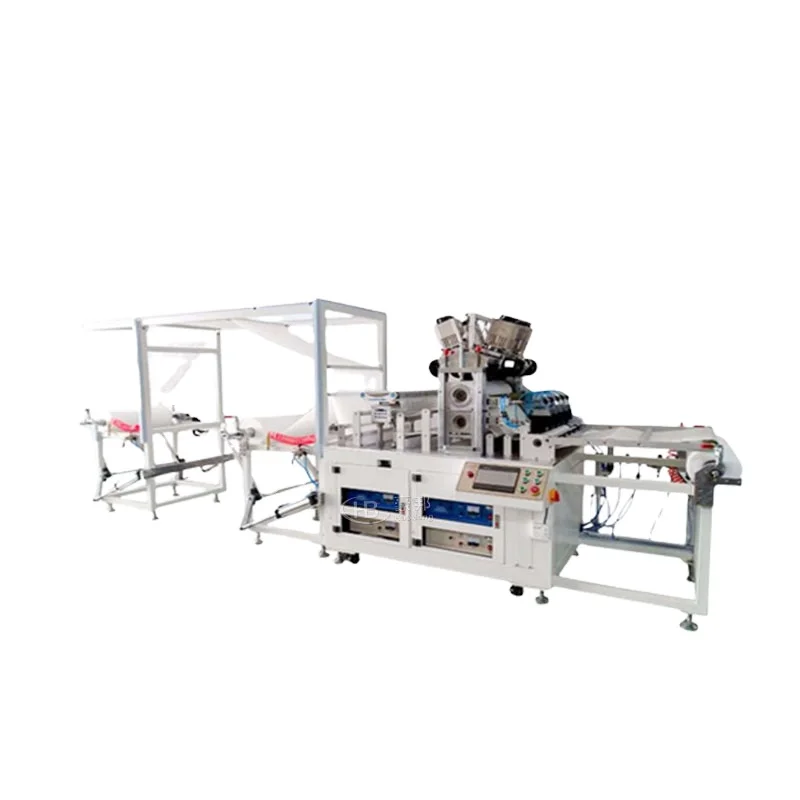 Automatic ultrasonic hot air non-woven fabric compound embossing machine