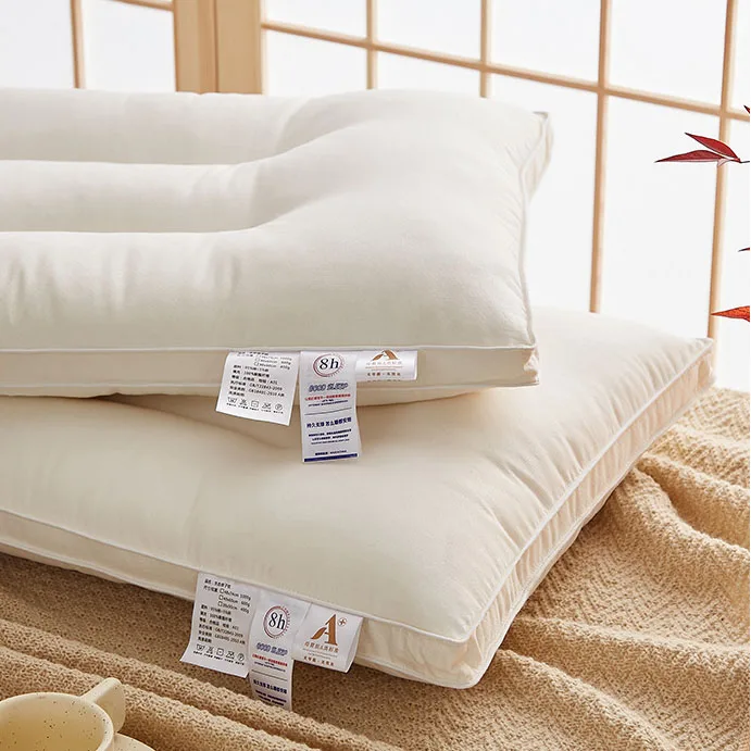 Pillow Low Cotton Linen Pillow Core Bed Pillows for Sleeping Standard Size Hotel Quality