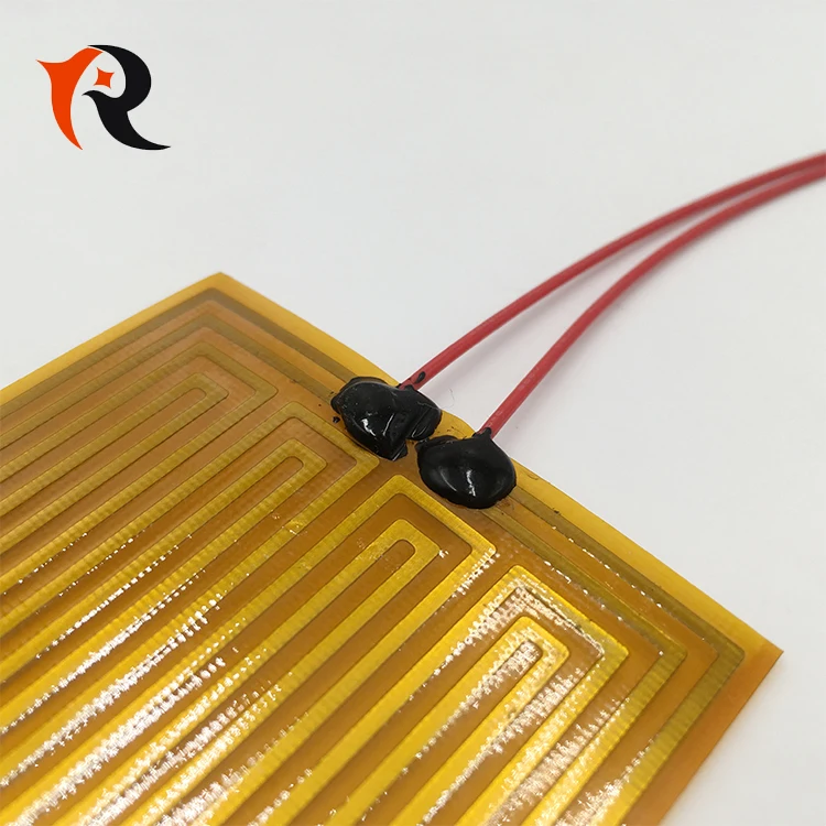 Flexible 110*55mm Polyimide Heater Plate PI Heating Film