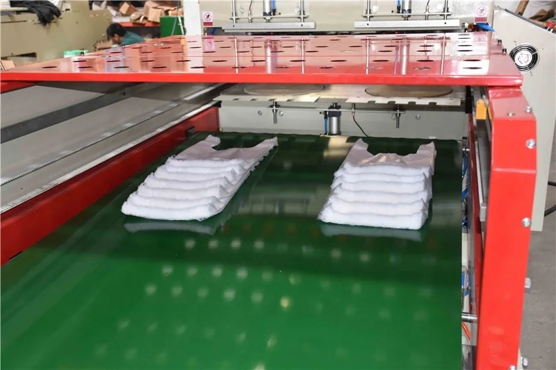 Automatic supermarket shopping thin plastic poly Bag Making Machine