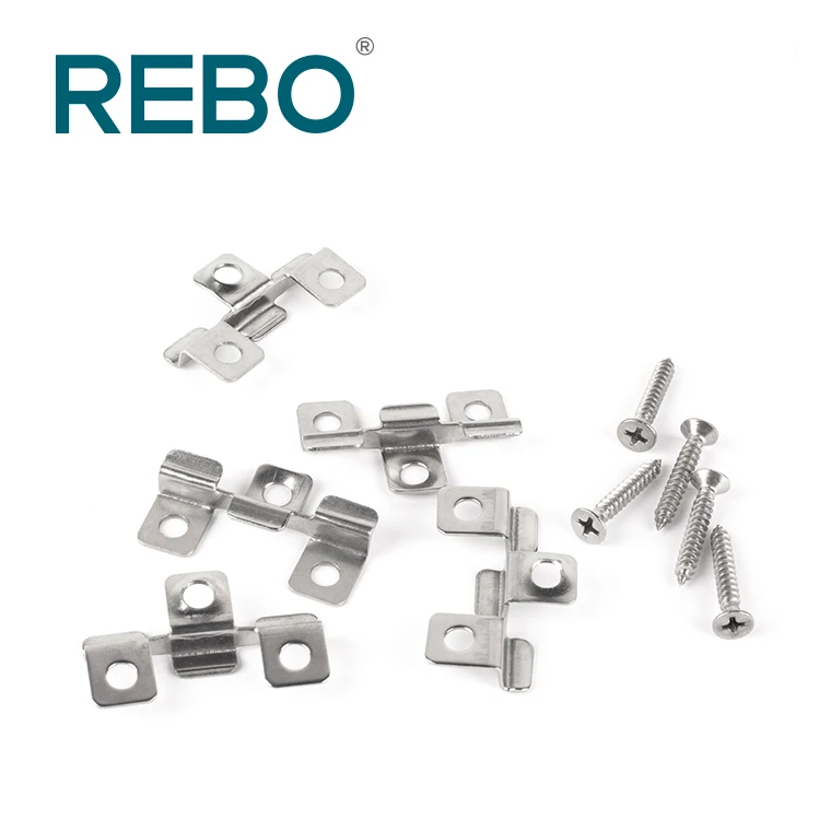 Stainless steel clips lock for bamboo wall cladding