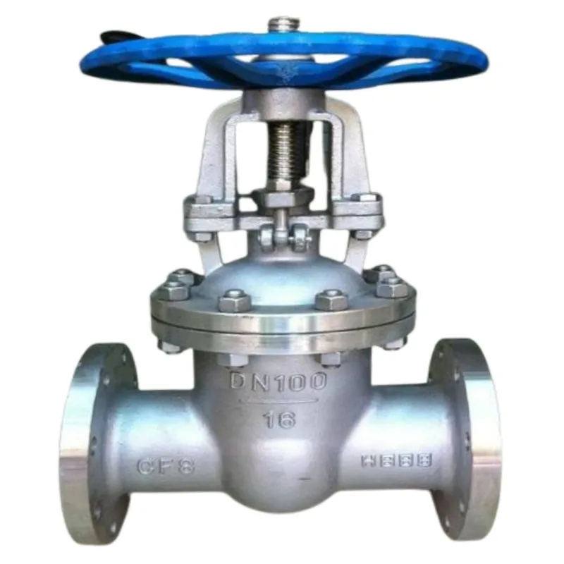 Stainless steel gate valve high temperature and high pressure steam power station knife gate Z371 corrosion resistance
