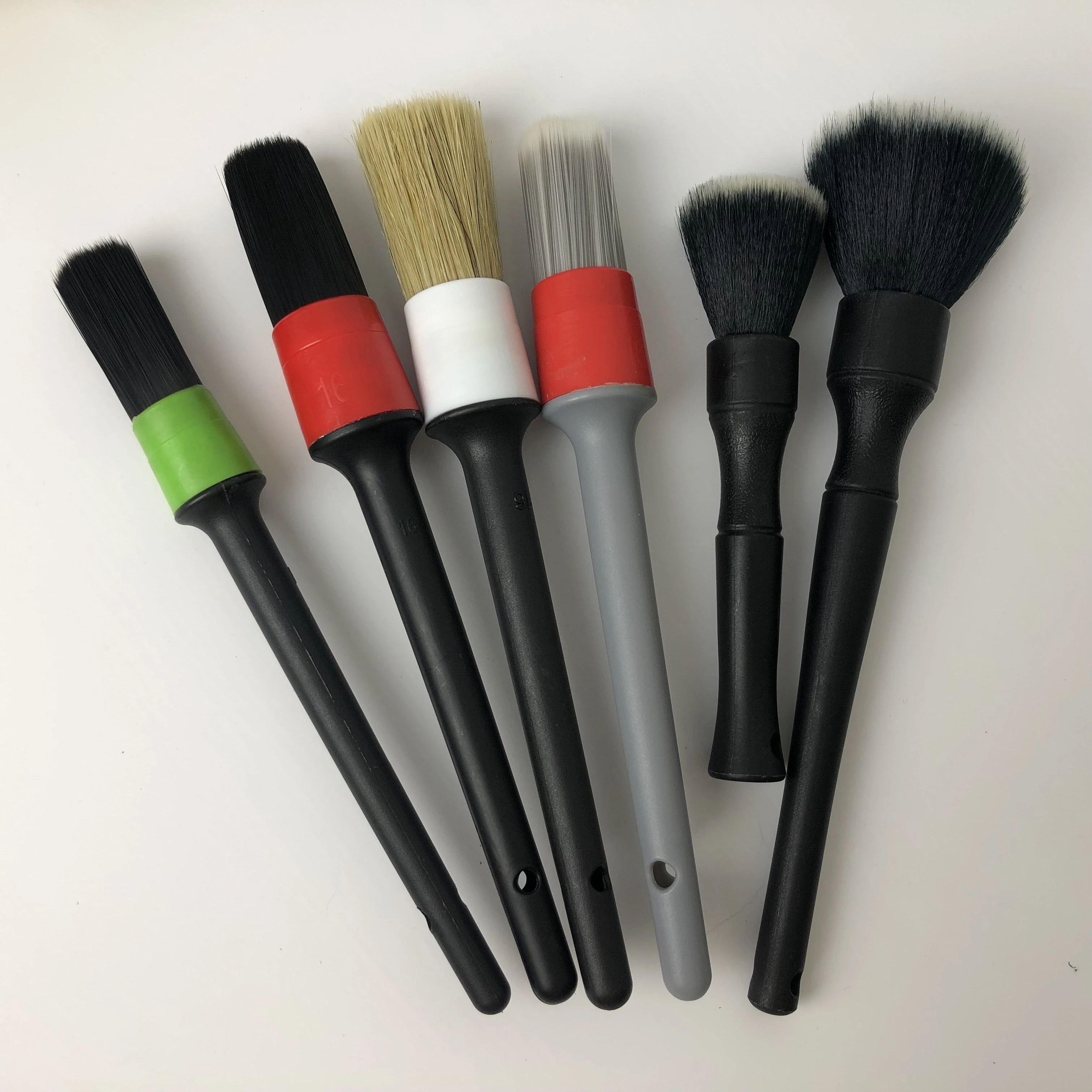 outlet 5 piece car rim wheel detailing brush kit