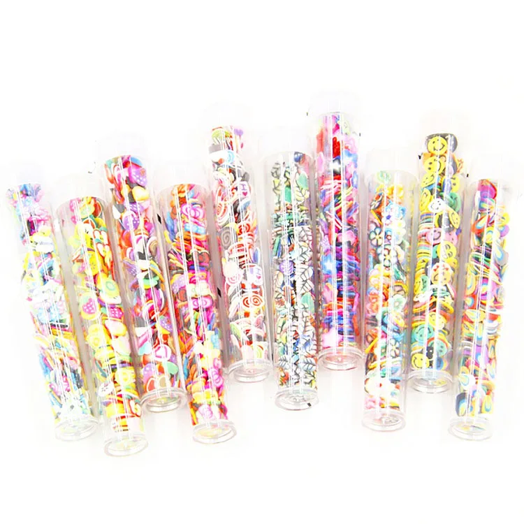 
Slime filler polymer clay sprinkling long bottle, diy material crystal glue accessories 