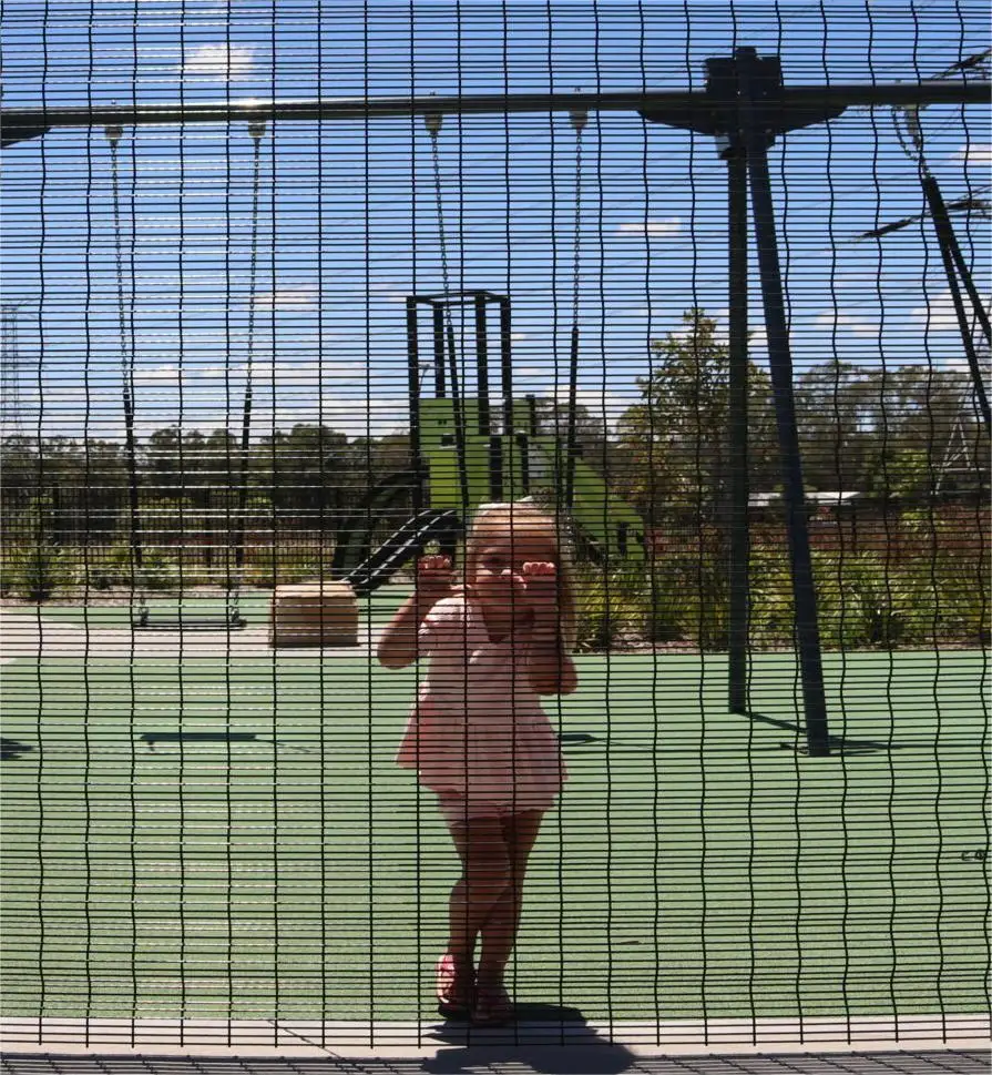 clear view 358 Anti Climb fence high security dense mesh Fence Panels security fence for airport railway prison