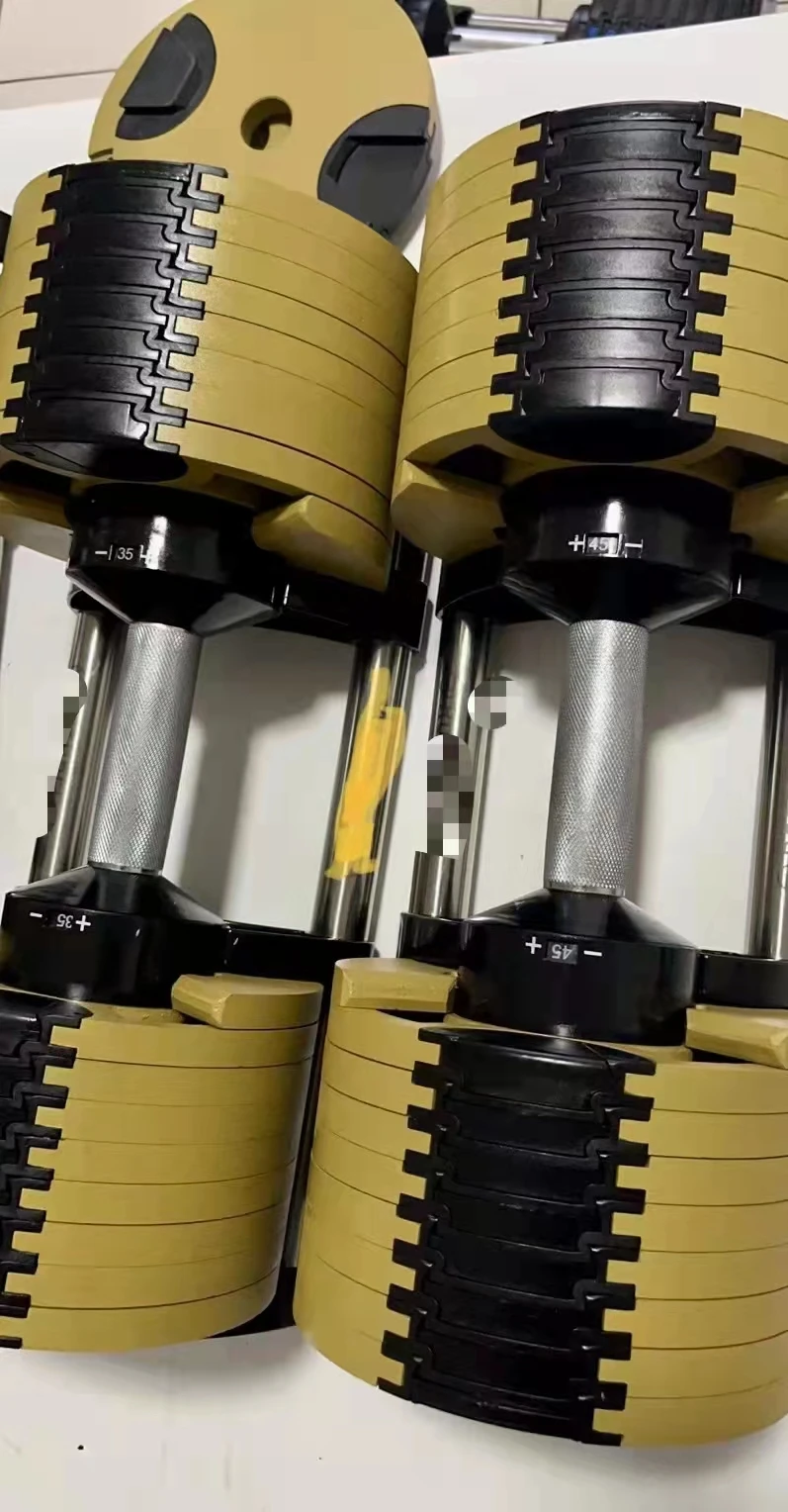 Новинка 2022, стильные товары для фитнеса и тяжелой атлетики с шагом в 80 фунтов и 5 фунтов, регулируемые гантели для продажи