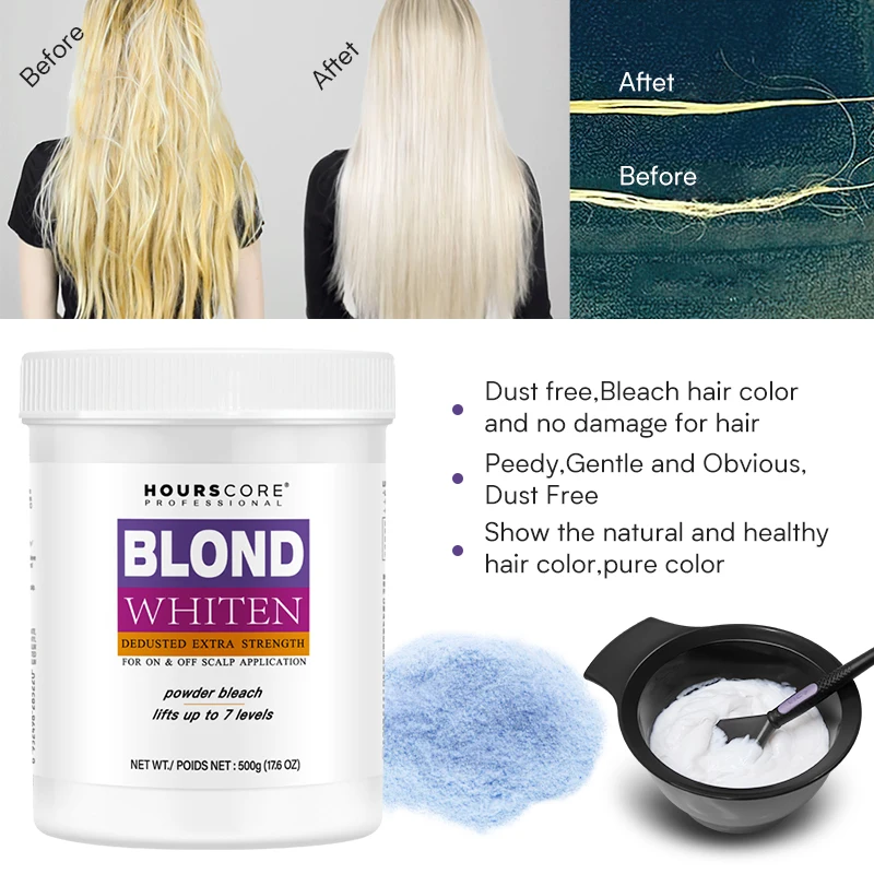 Factory Sale hair remove professional hair color bleach bulk Dye Hair Color Bleaching cream