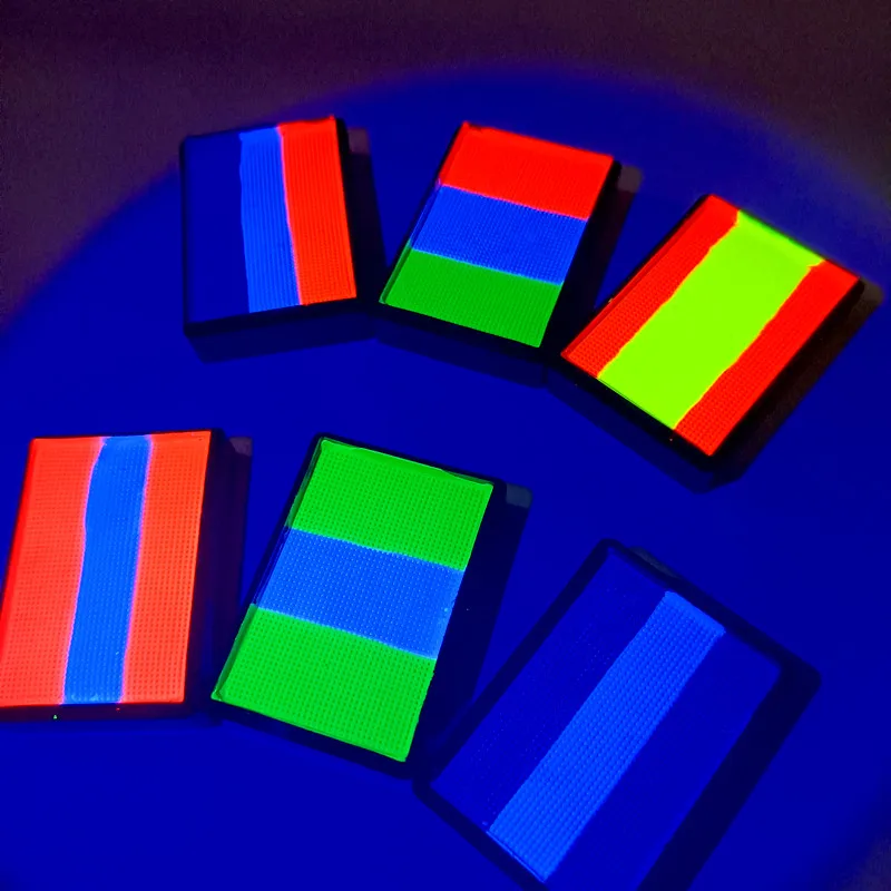 Water Activated Football Cheering World Cup Body Art Face Painting Rainbow Split Cake