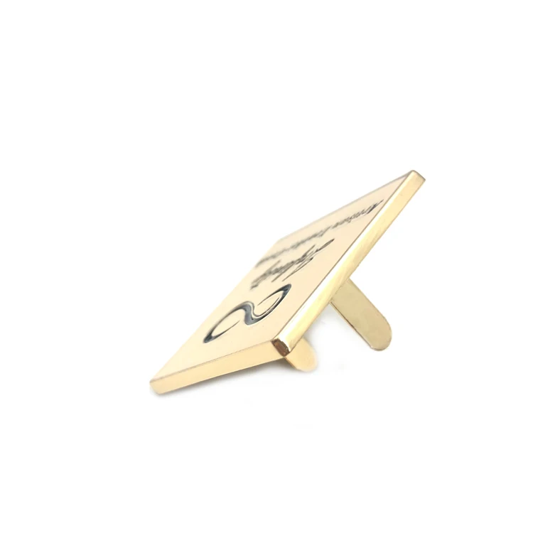 Aircraft lapel Pin Wholesale Promotion Gifts Delicate Decorations Gold Custom Logo Square Metal Tags for Clothing Scarf