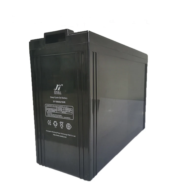 Длительный срок службы 2v 1000ah гелевая солнечная батарея глубокого цикла
