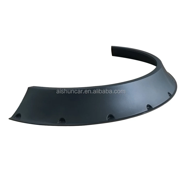 Dtouch 4 Pcs  Car Universal Arch Wide Body Wheel Eyebrow  80*60CM Diameter Car  Fender Flares Matt Black 8060#