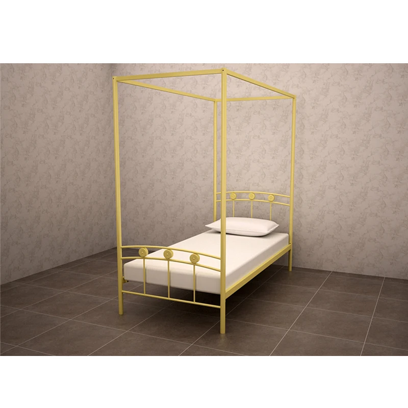 Customized children bedroom furniture Durable Eco-Friendly Stainless Steel Kindergarten Kids Bed with tents