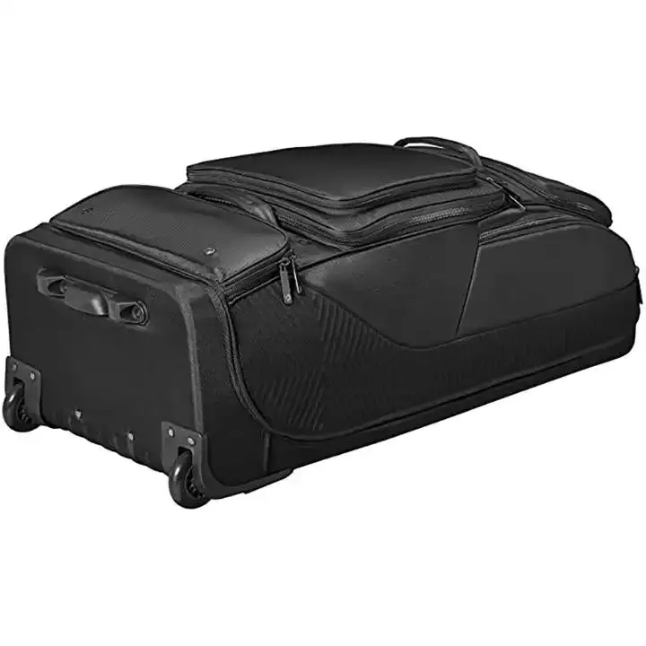 Outdoor Wheeled Catchers Gear Large Bat Roller Cricket Softball  Equipment Softball Bag with Wheels Rolling Baseball Bag