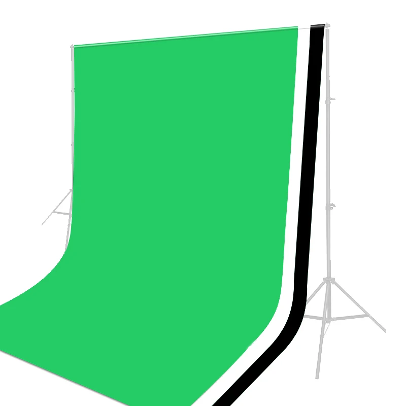 
6.6x10ft Photography Chromakey Background Muslin Backdrop Kit Green Screen Fabric Material for Photo Video studio YouTube 