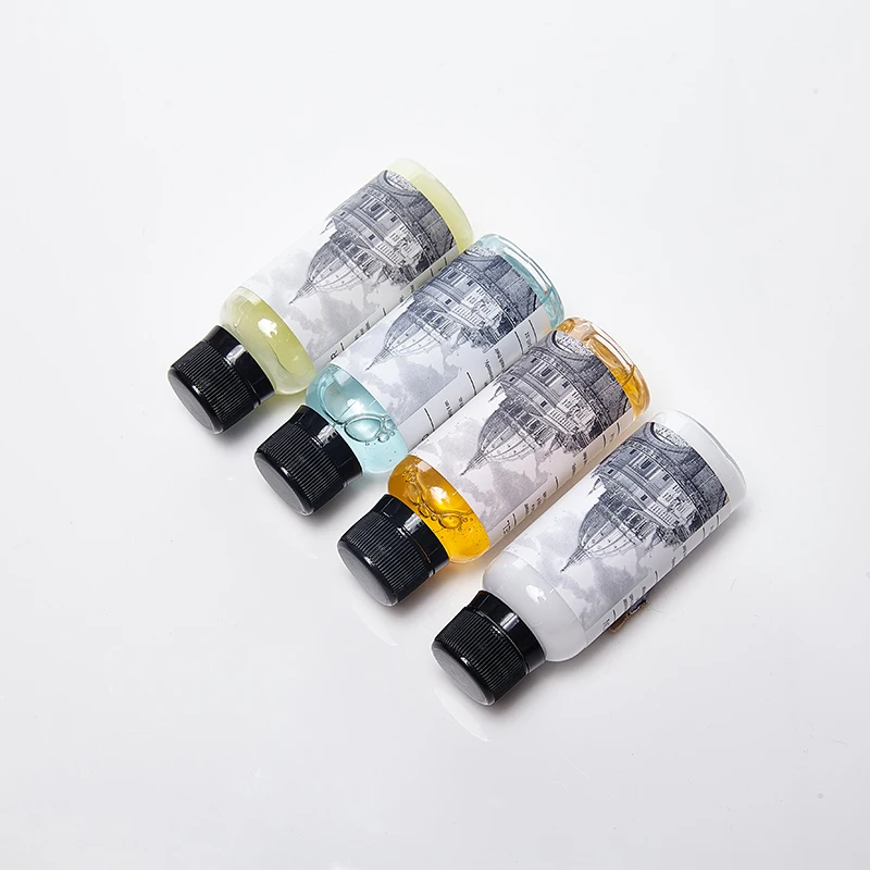 Индивидуальная торговая марка 15 мл 30 40 100 роскошные мини-Товары для ванной комнаты и отеля масляный Кондиционер волос набор