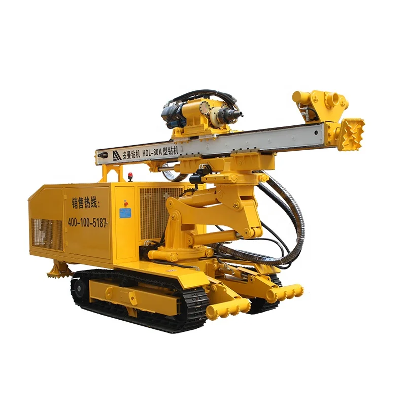 HDL-80A jet grouting guiding hole construct Big torque drill Original factory borehole drilling equipment
